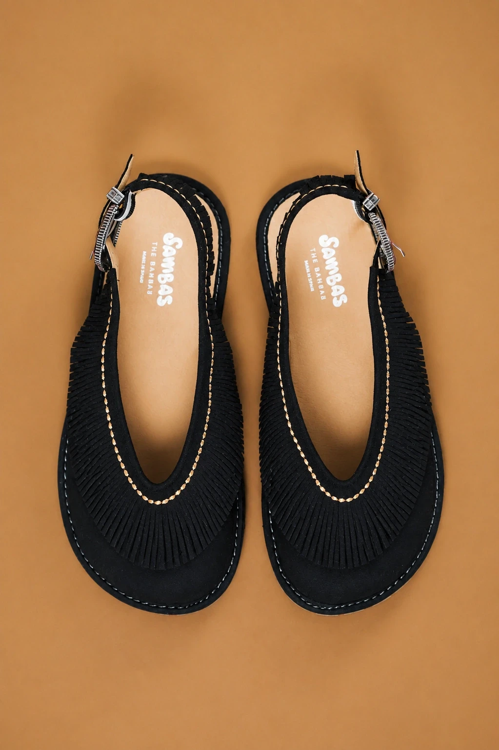 Босоногие балетки Sambas the bambas Lua — чёрные, фото 7