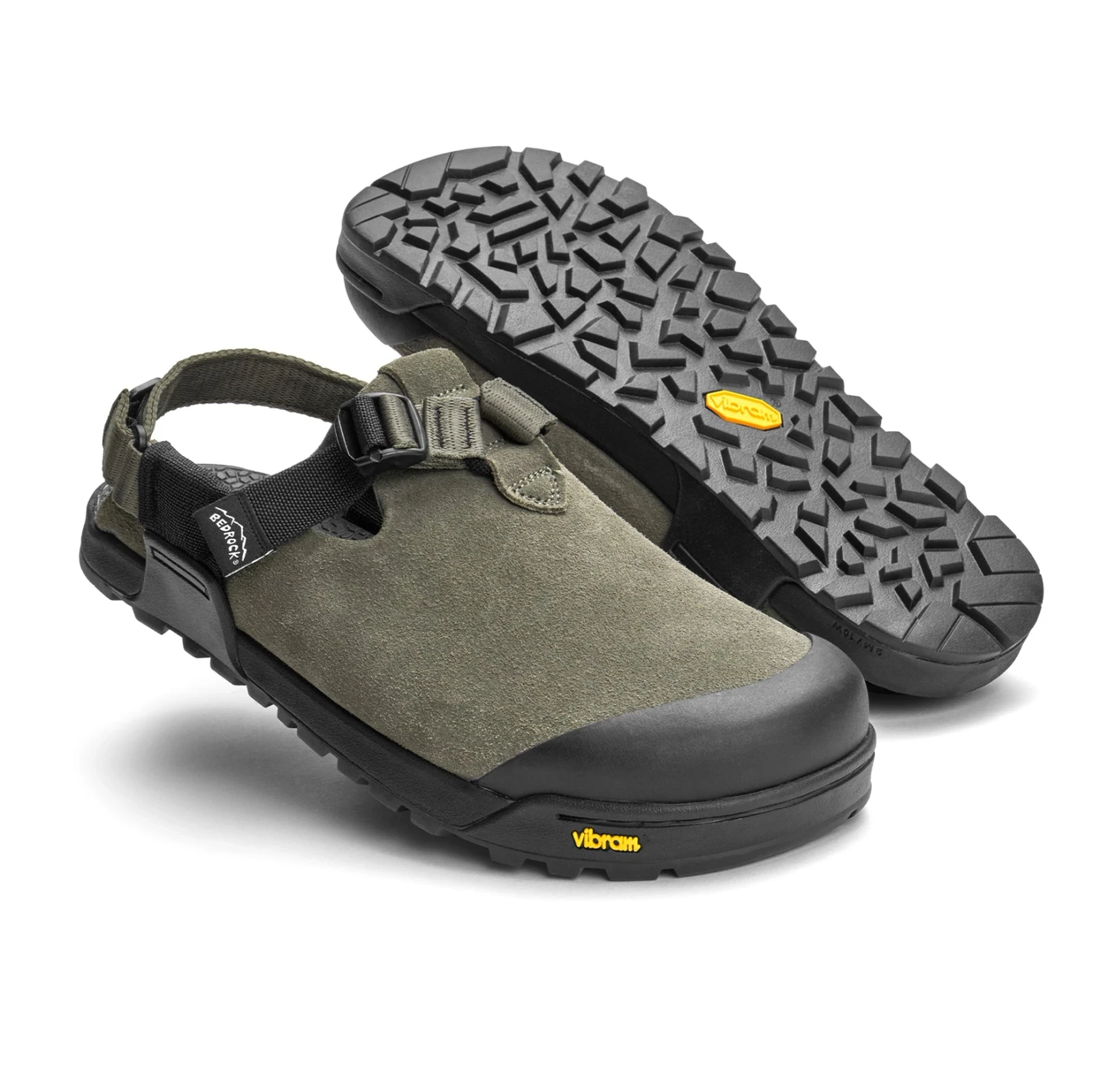 Сабо Bedrock Mountain Clog - Leather Suede — шалфейный, замша — фото 1 из 5