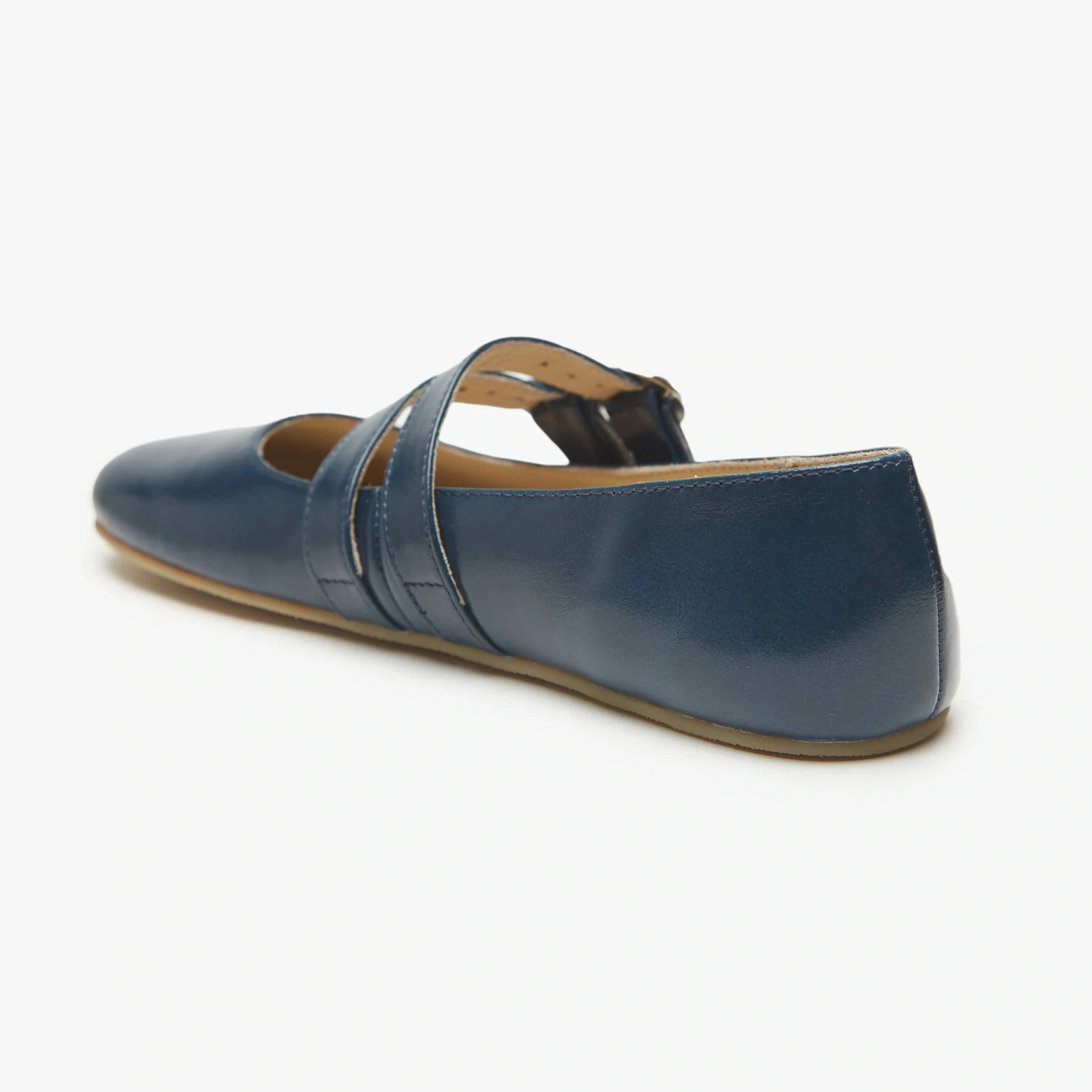 Босоногие туфли Origo Double Strap Mary Jane — лаковый сине-зелёный, фото 7