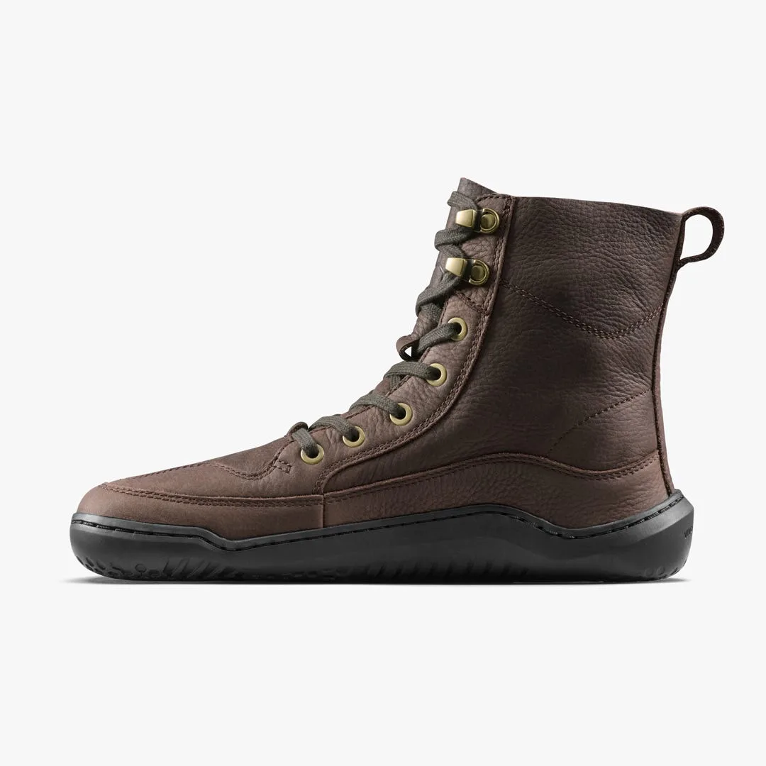 Ботинки Vivobarefoot Gobi Boot II — женская модель, серо-коричневый, фото 3