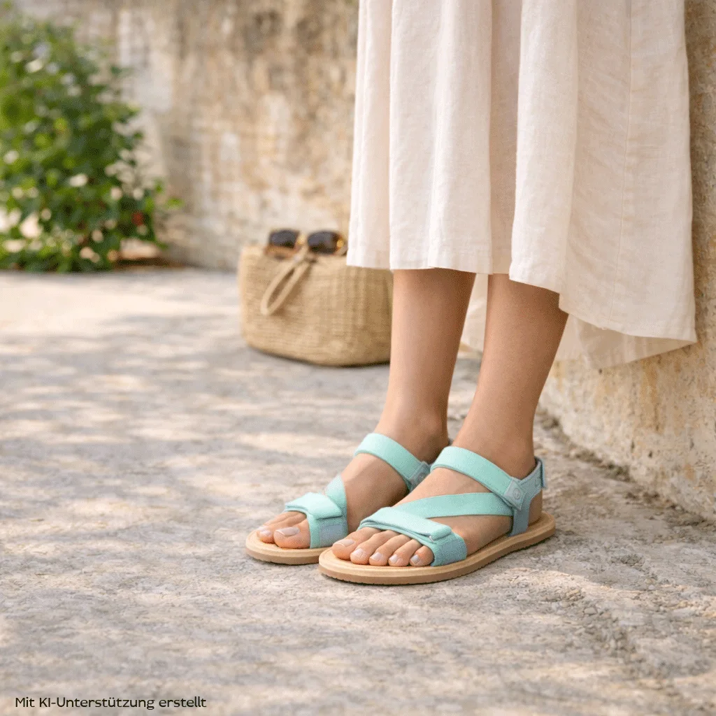 Босоногие сандалии bLIFESTYLE wolkenweichSTYLE — зелёный