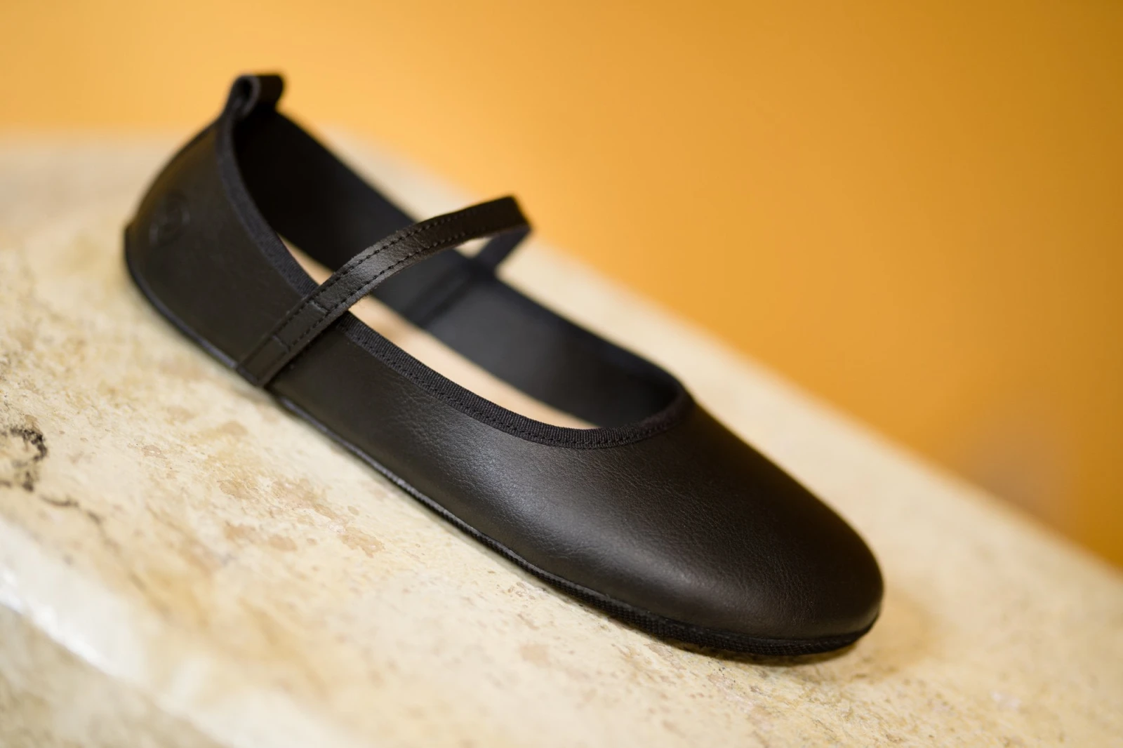 Балетки Ahinsa Ananda Ballet Narrow с ремешком Barefoot — чёрный, фото 8