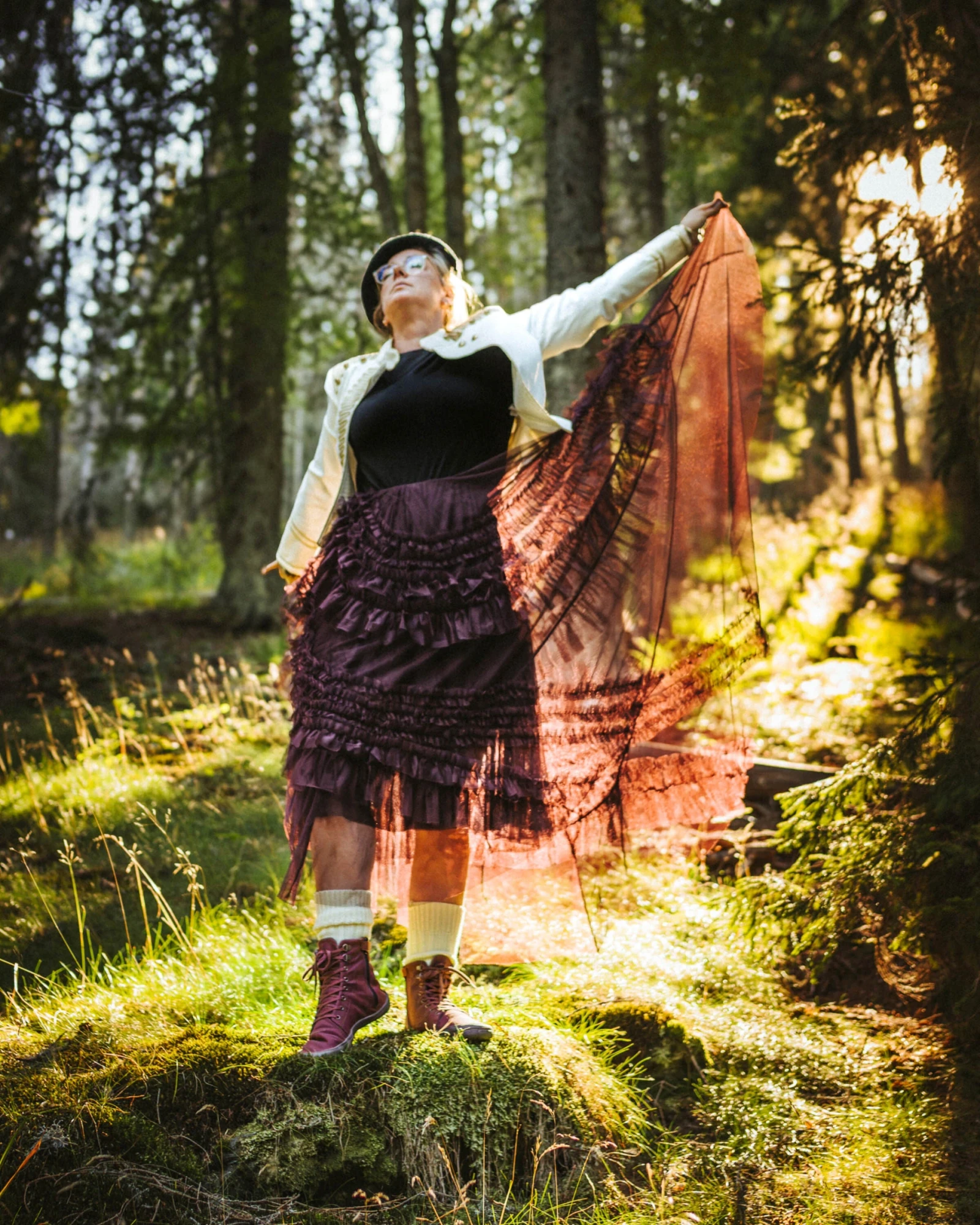 Босоногие ботинки Wildling Haldy burgunder — красный, фиолетовый, фото 2