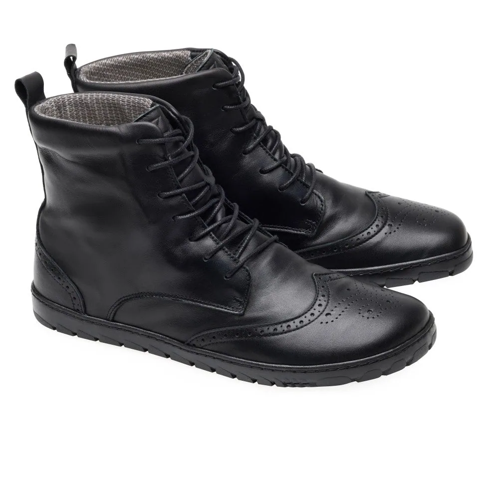 Ботинки для женщин и мужчин ZAQQ QUINTIC Brogue Black Waterproof (чёрный цвет) — фото 1 из 4