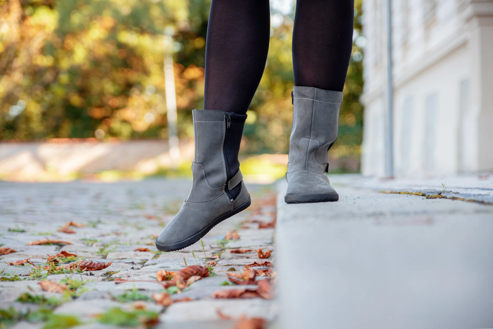 Сапоги средней высоты Ahinsa Barefoot — серый, фото 8