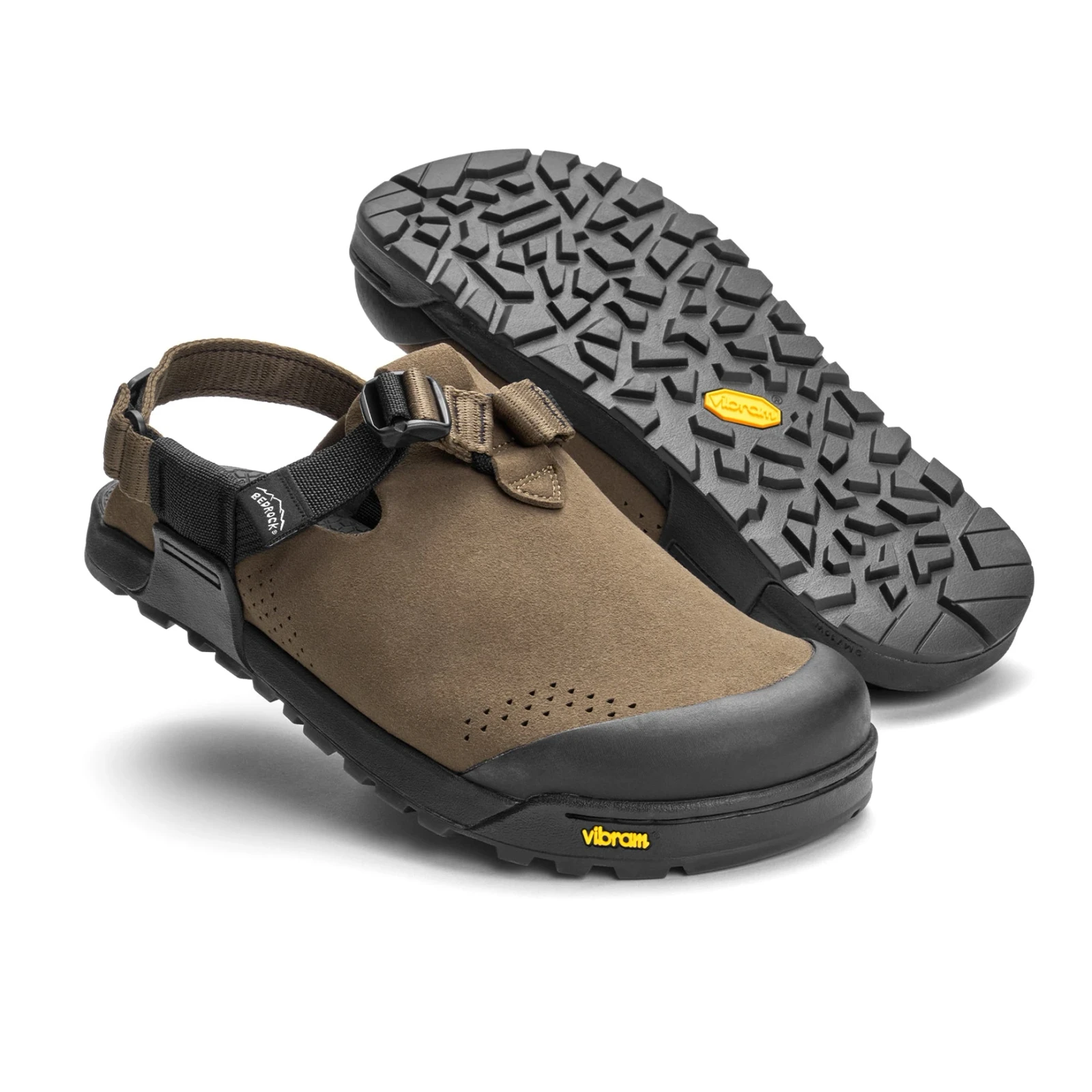 Сабо Bedrock Mountain Clog - Synthetic Suede — сосновая шишка