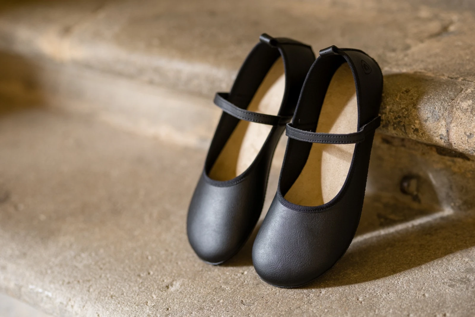 Балетки Ahinsa Ananda Ballet Narrow с ремешком Barefoot — чёрный, фото 6