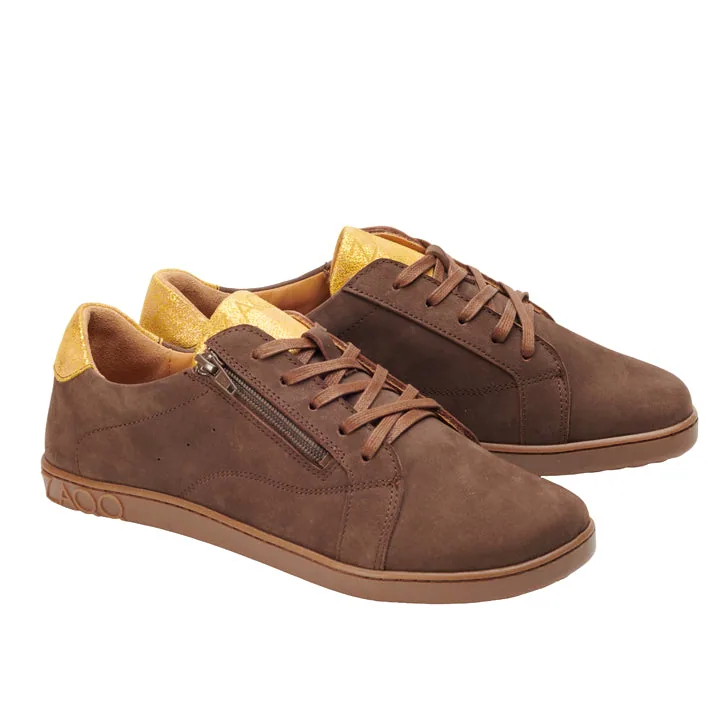 Женские кроссовки ZAQQ QOMFY Wide Brown (коричневый цвет)