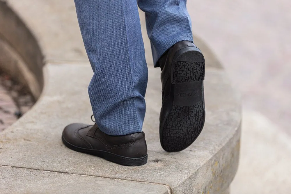 Мужские туфли ZAQQ BRIQ Brogue Dark Brown (тёмно-коричневый цвет), фото 10