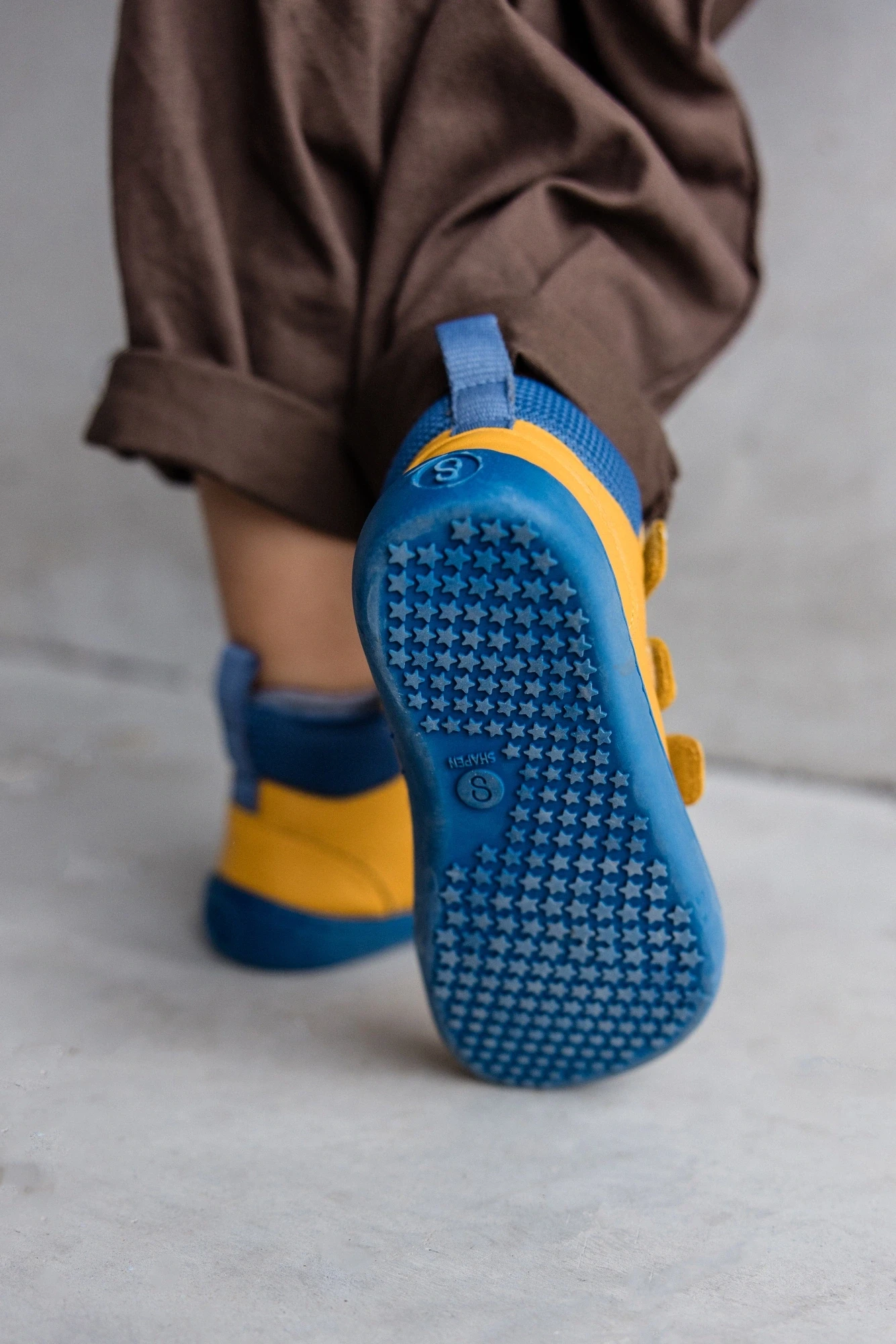 Босоногие ботинки Shapen URBANEER Mini — жёлтый, фото 7