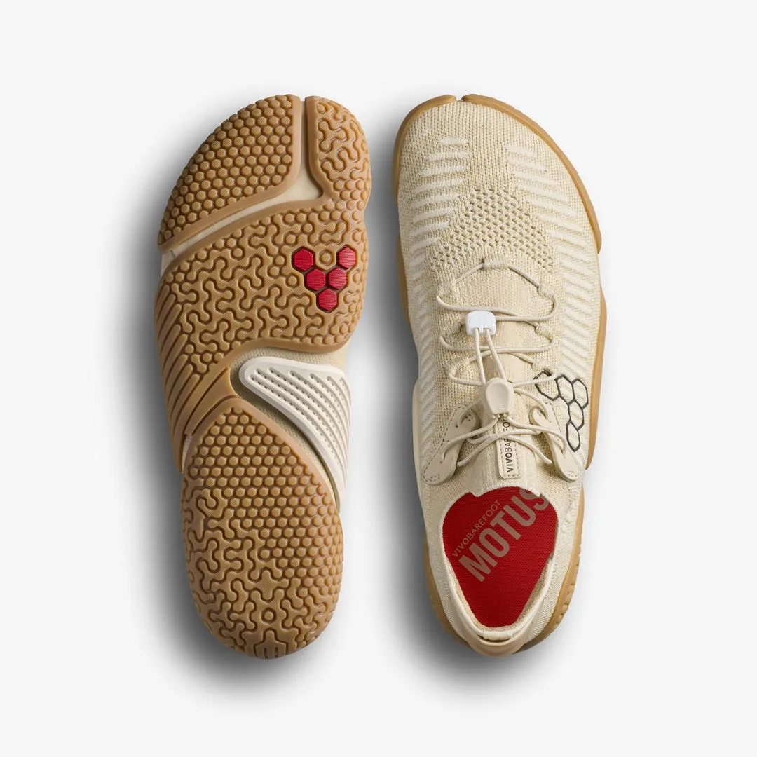 Кроссовки Vivobarefoot Motus Flex Natural — мужская модель, песочный, фото 2