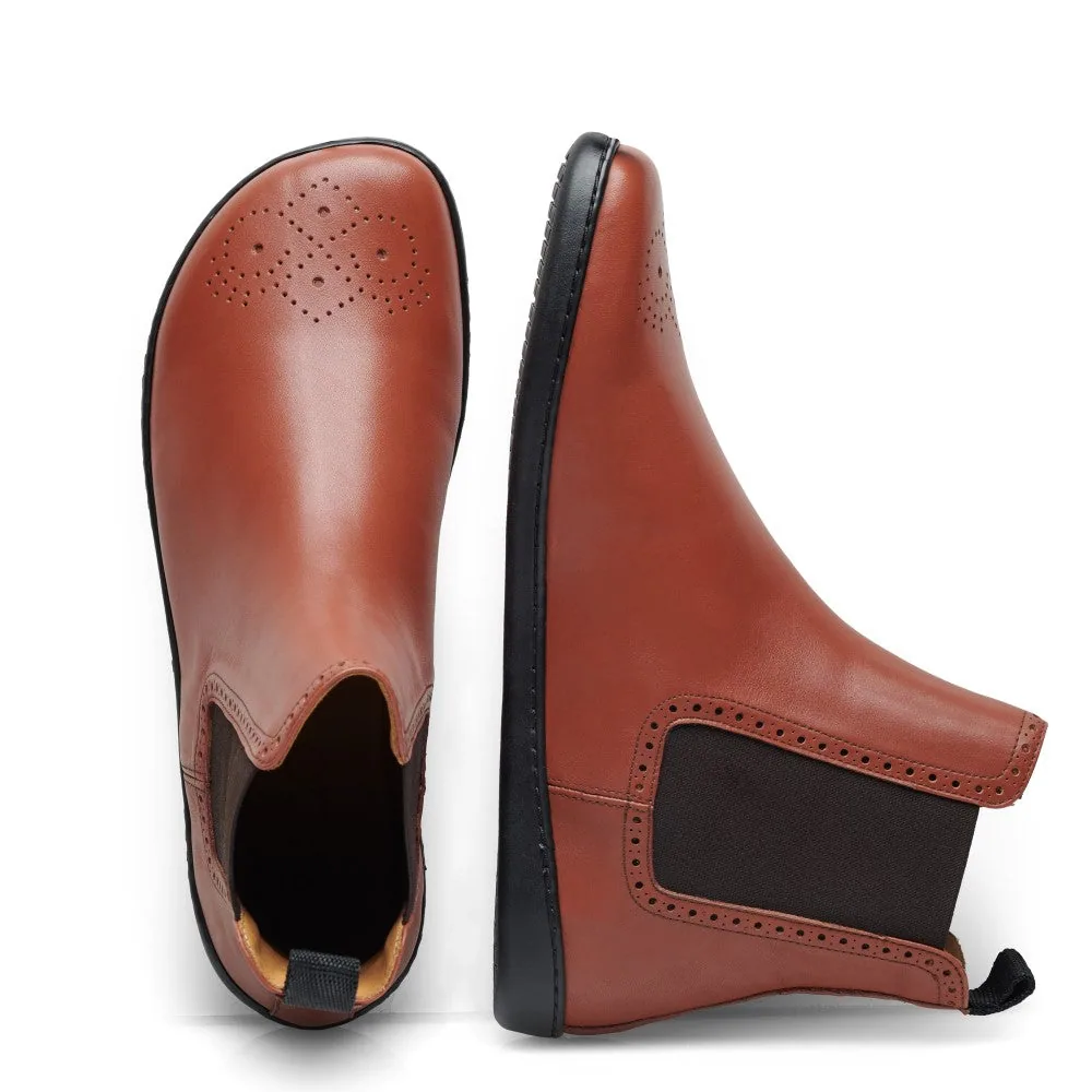 Ботинки для женщин и мужчин ZAQQ EQUITY Brogue Cognac (коньячный цвет), фото 3