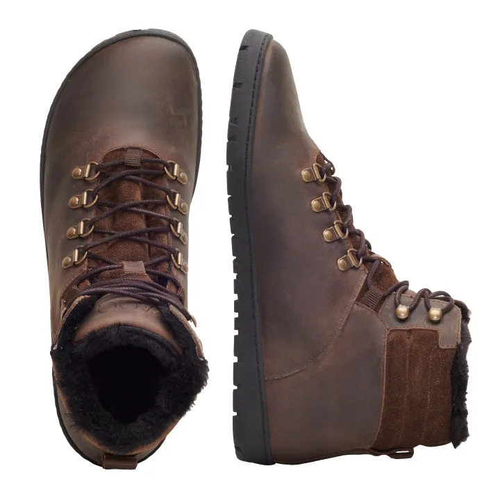Мужские ботинки ZAQQ QRAC Dark Brown Waterproof (тёмно-коричневые), фото 3