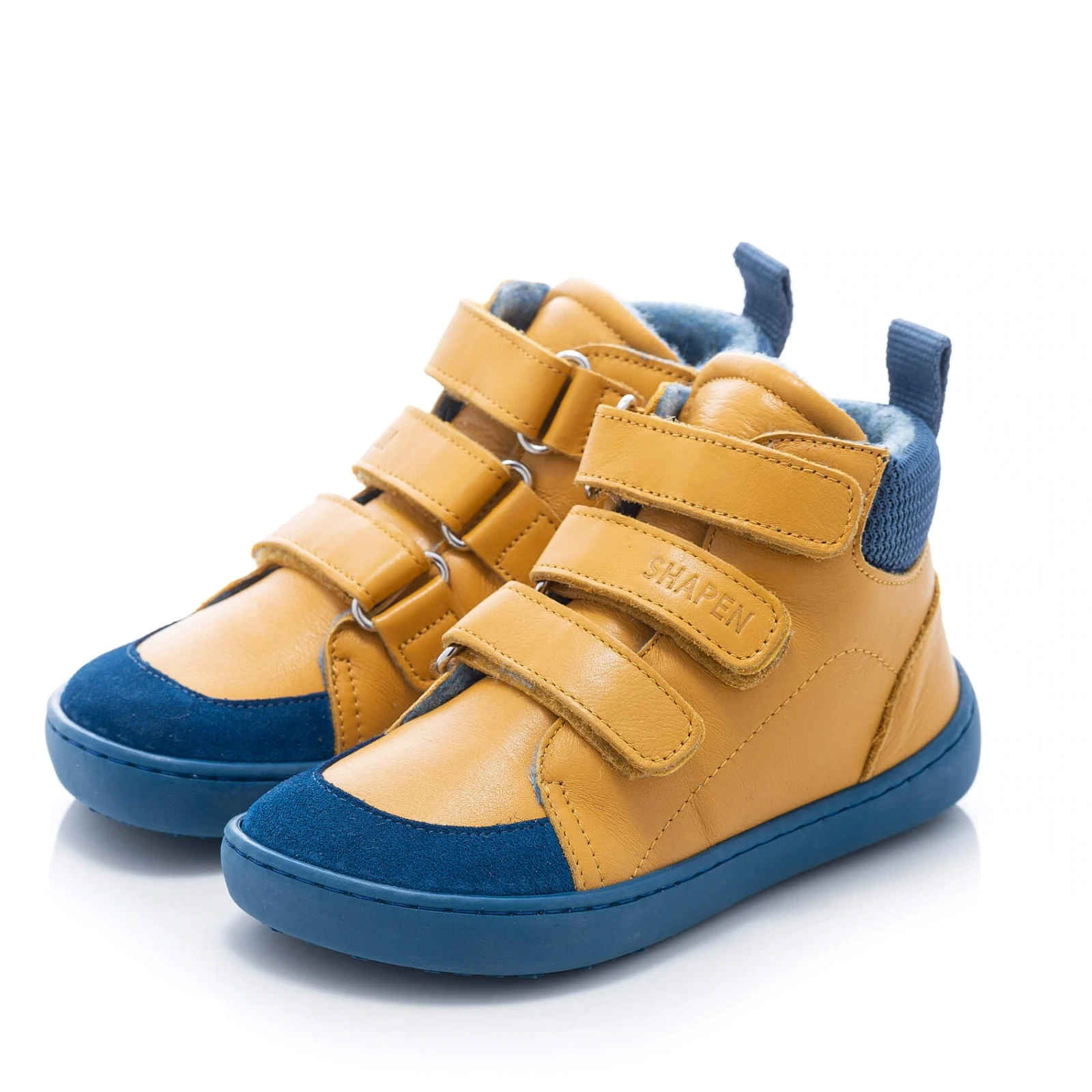 Босоногие ботинки Shapen URBANEER Mini — жёлтый, фото 4