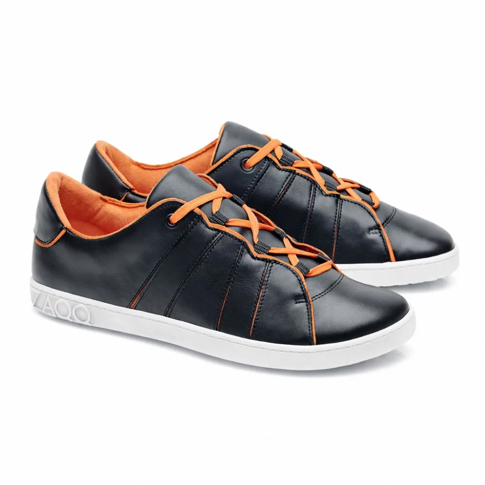 Кроссовки для женщин и мужчин ZAQQ QQQ Low Black Orange (оранжевый цвет) — фото 1 из 15