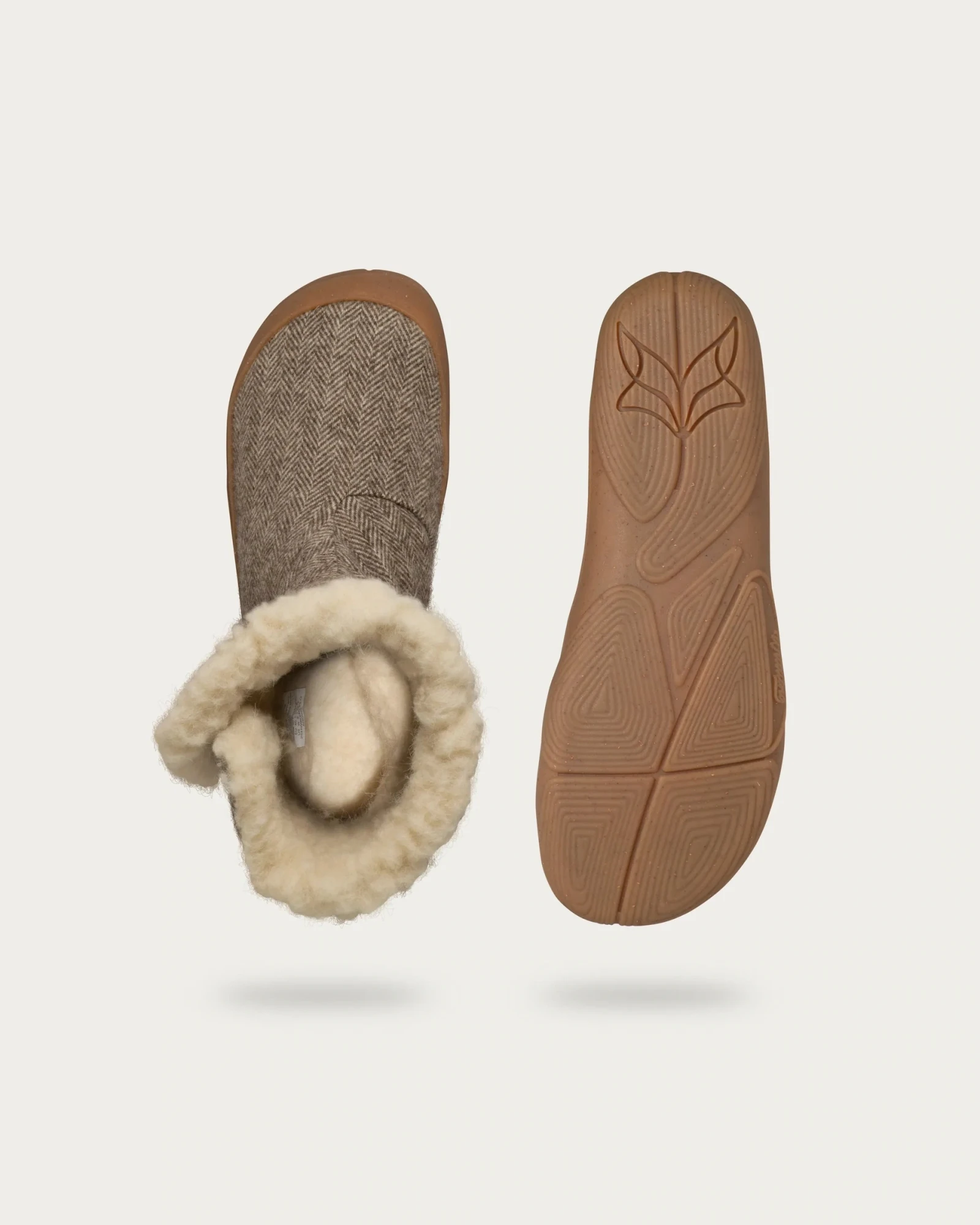 Босоногие ботинки Wildling Koselig sand — коричневый, серый, натуральный бежевый, фото 6