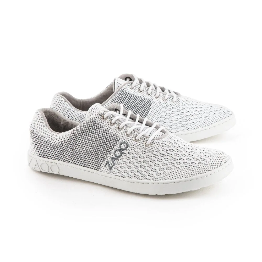 Мужские кроссовки ZAQQ QNIT White (белый цвет)