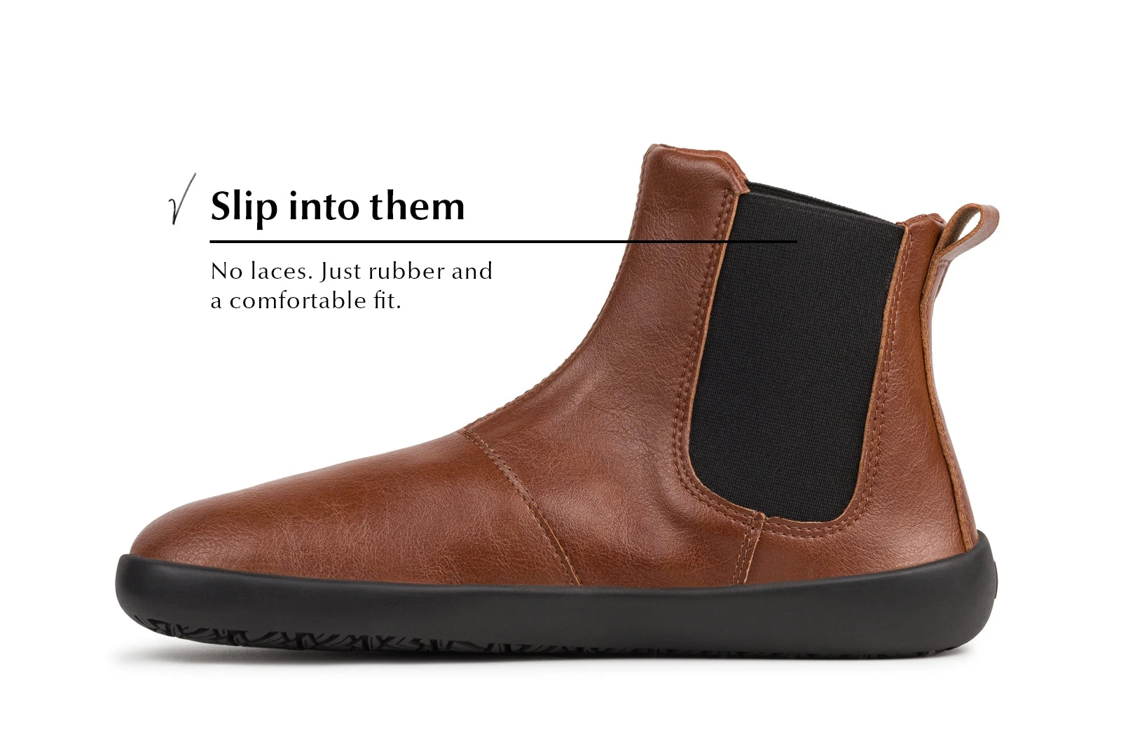 Ботинки Ahinsa Chelsea 2.0 Barefoot — коричневый, фото 7