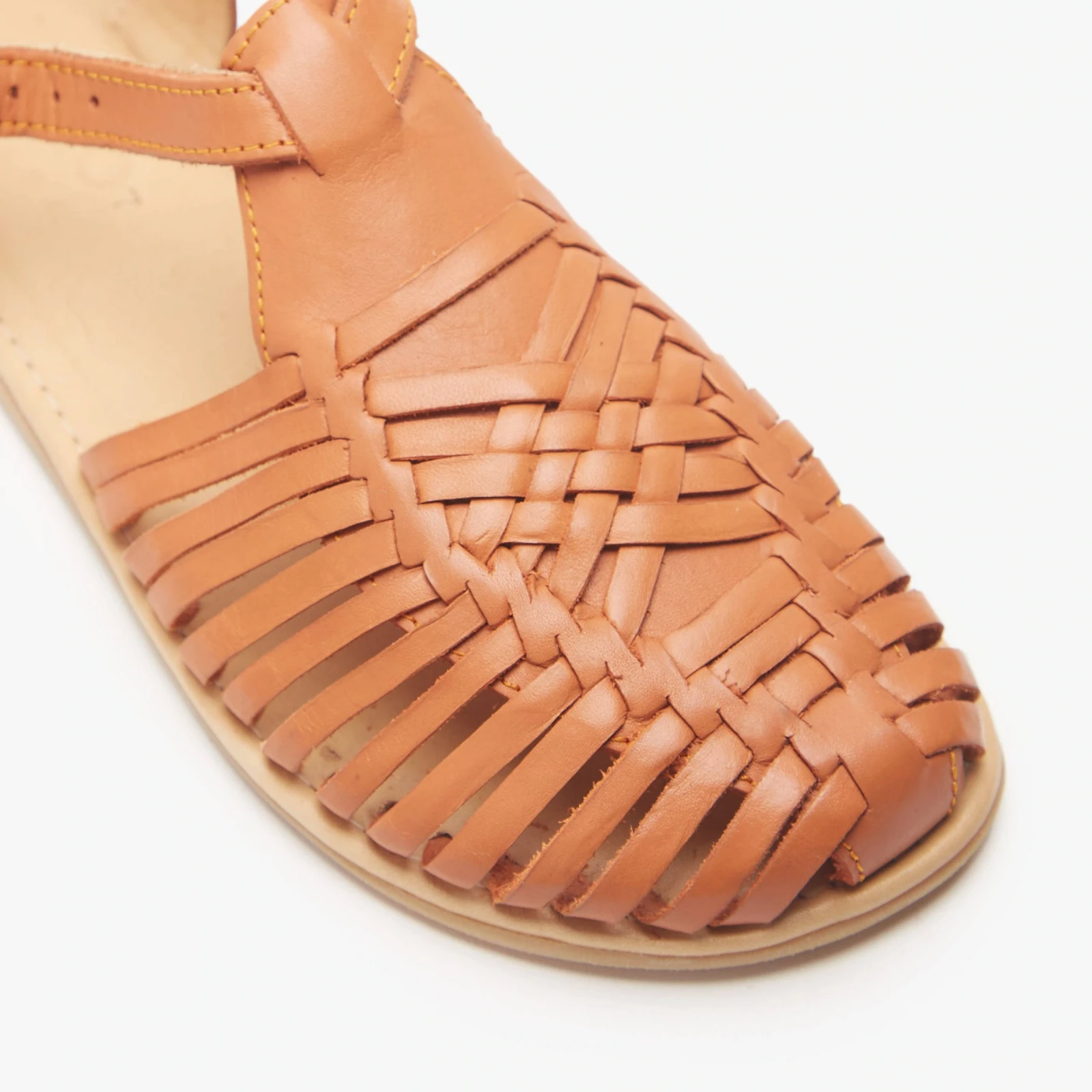 Босоногие сандалии Origo Huarache Sandal by Anya — ириска, фото 5