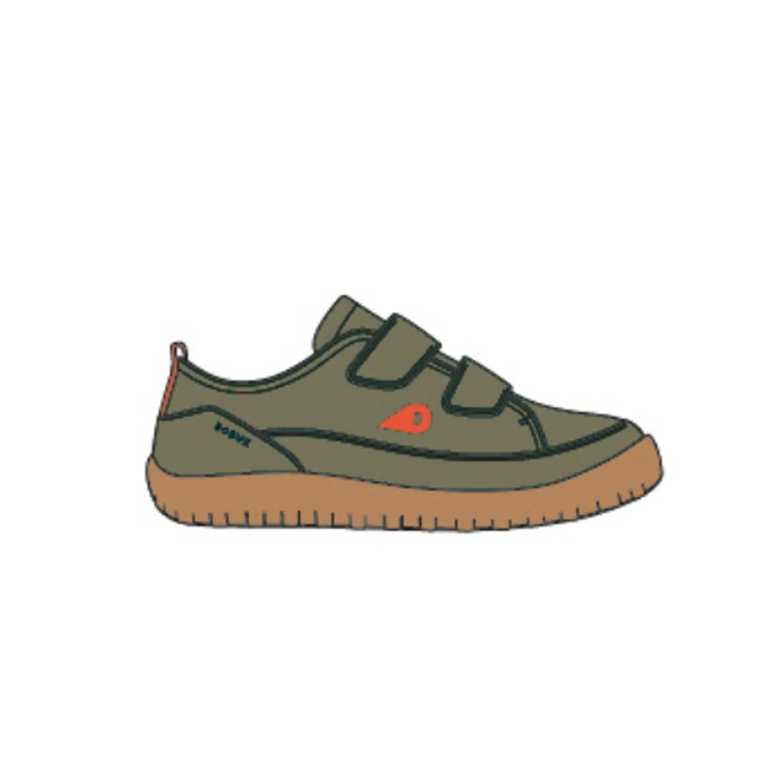 Детские босоногие кроссовки Bobux Alpha Step Up Dawn — Vetiver