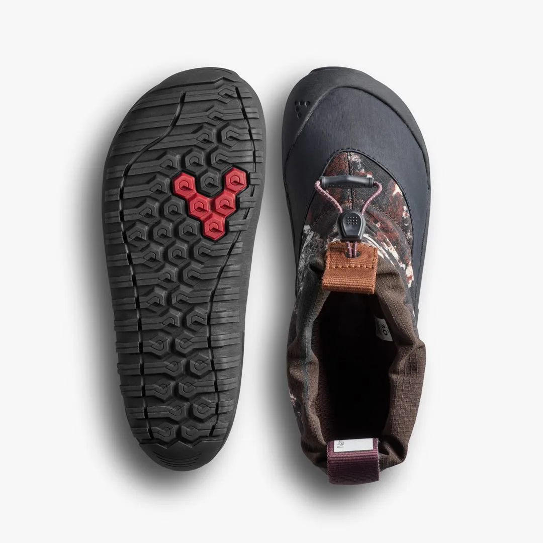 Ботинки Vivobarefoot Tracker Boot AT — для дошкольников, серо-коричневый с узором, фото 2