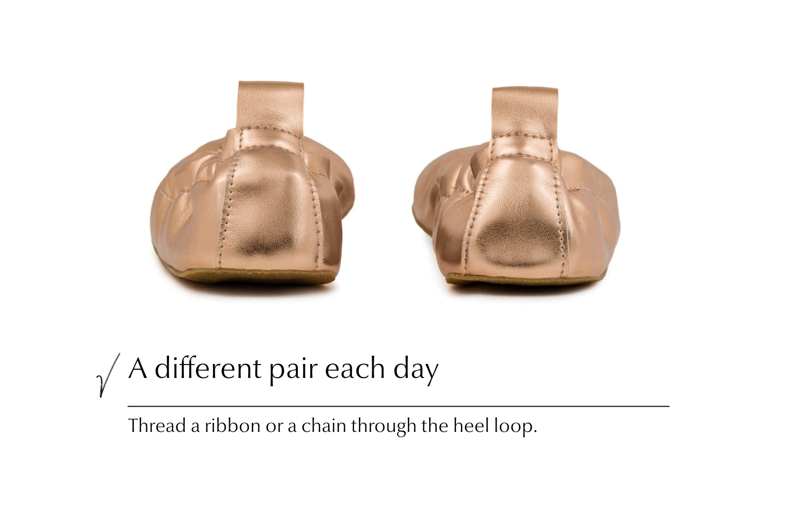 Балетки Ahinsa Chic Barefoot — розовое золото, фото 9