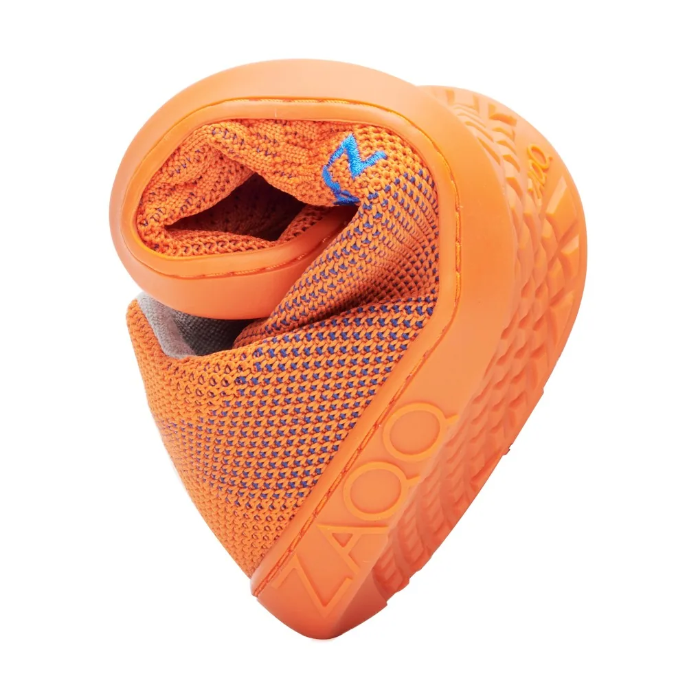 Мужские кроссовки ZAQQ QNIT Orange (оранжевый цвет), фото 4