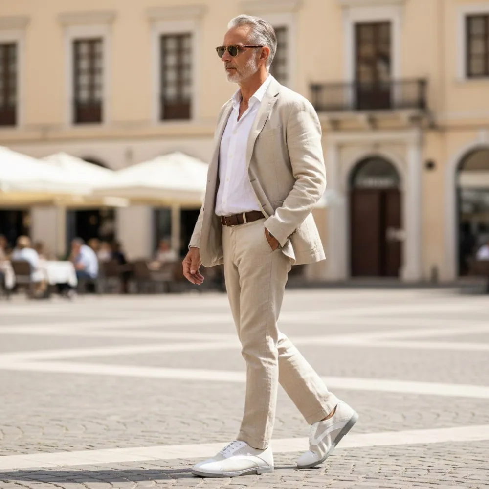 Мужские полуботинки ZAQQ QENTLE White, фото 9