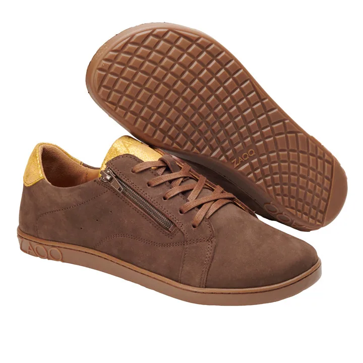 Женские кроссовки ZAQQ QOMFY Wide Brown (коричневый цвет), фото 2