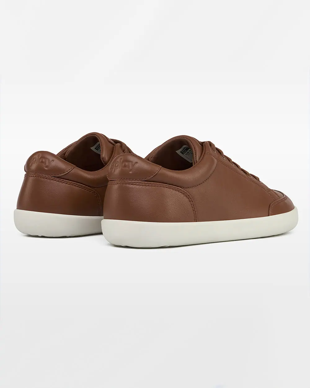 Босоногие кожаные кеды Splay FREESTYLE LEATHER — Oak, фото 4