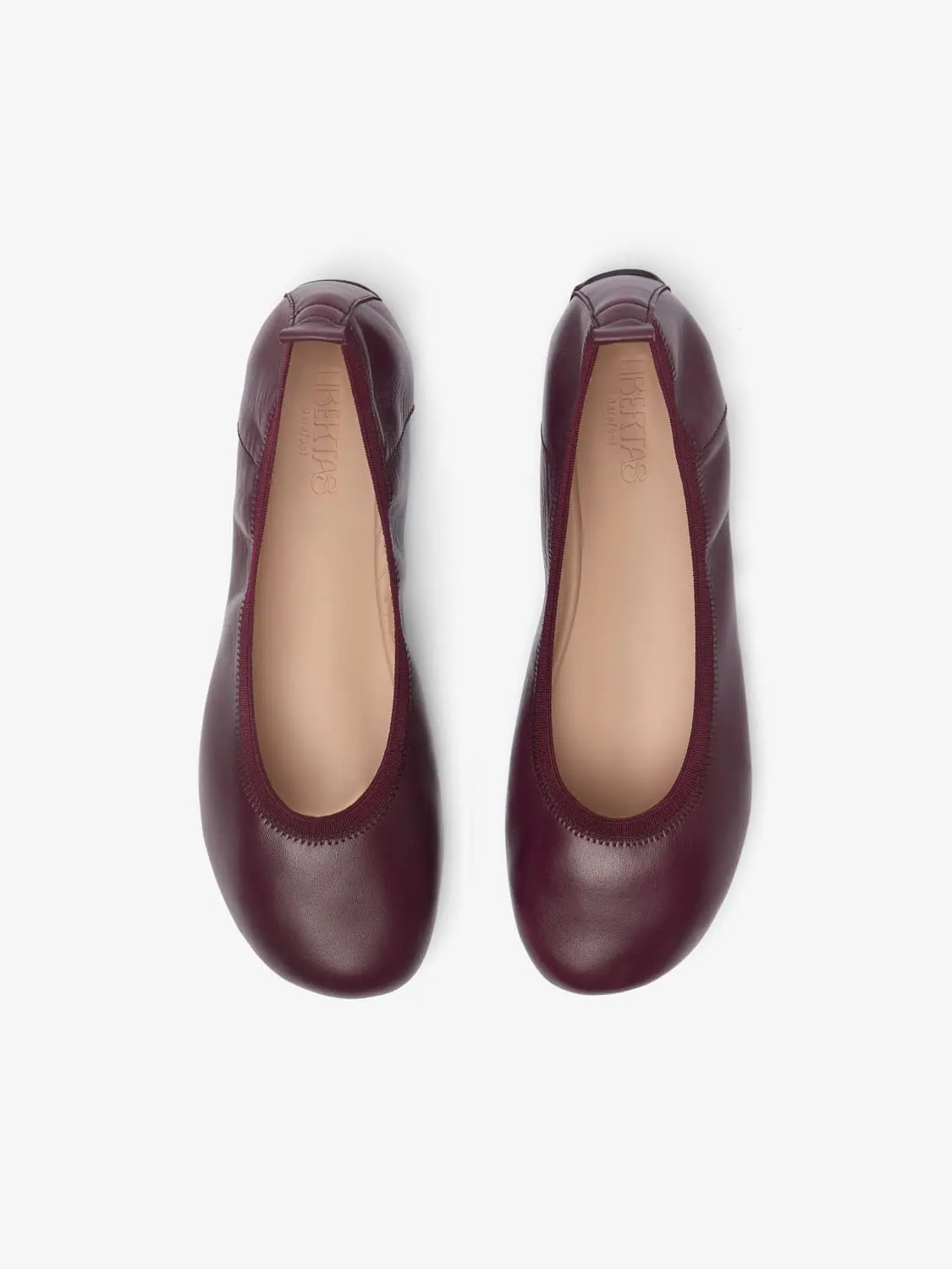 Босоногие балетки Libertas Barefoot Classic — бордовый, фото 5