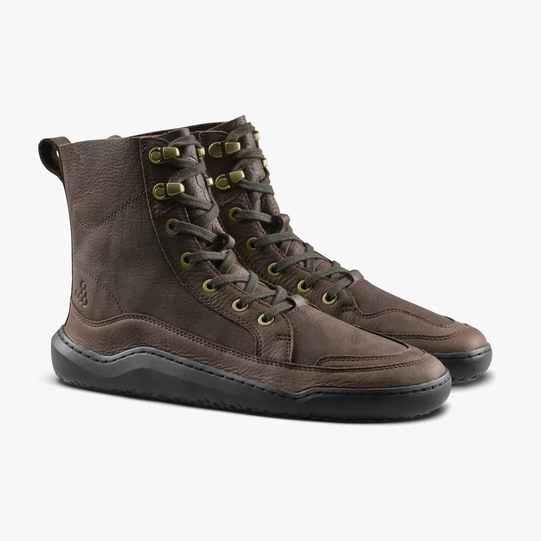 Ботинки Vivobarefoot Gobi Boot II — женская модель, серо-коричневый, фото 4