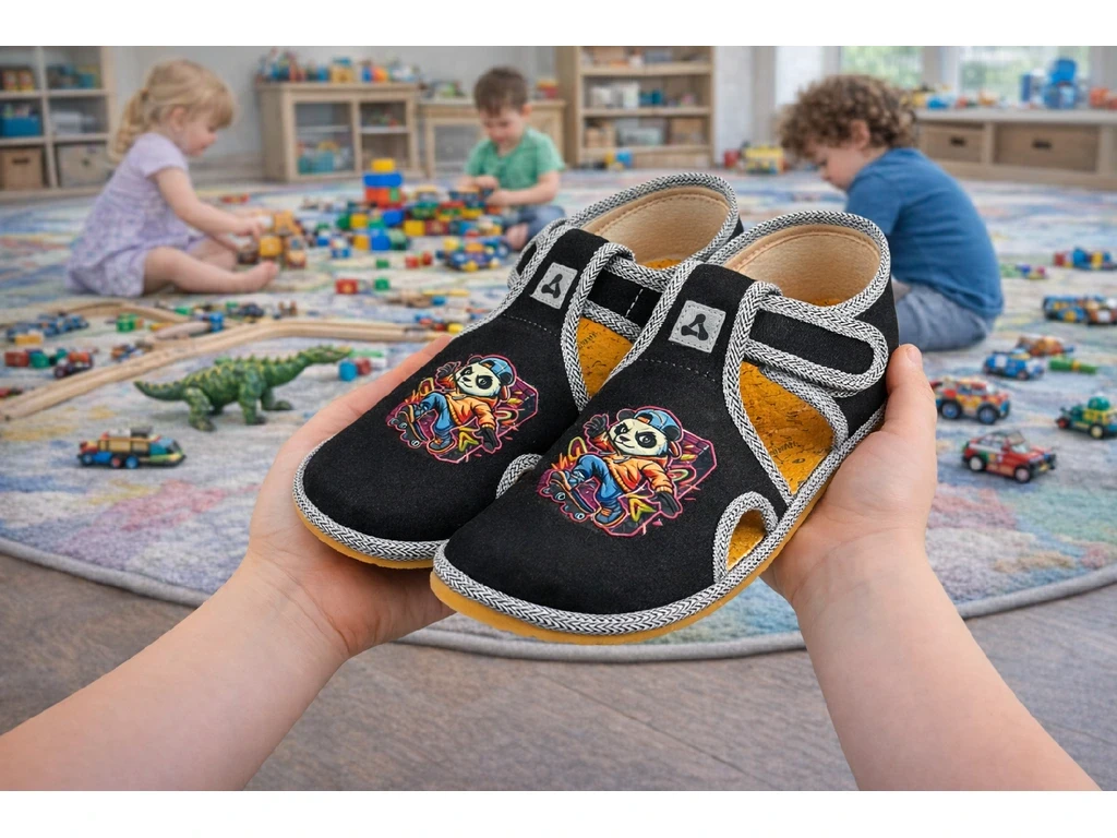 Тапочки Antal Rascal — Panda (детские), фото 3