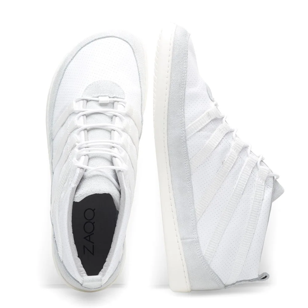 Кроссовки для женщин и мужчин ZAQQ SPARQ Mid White (белый цвет), фото 3