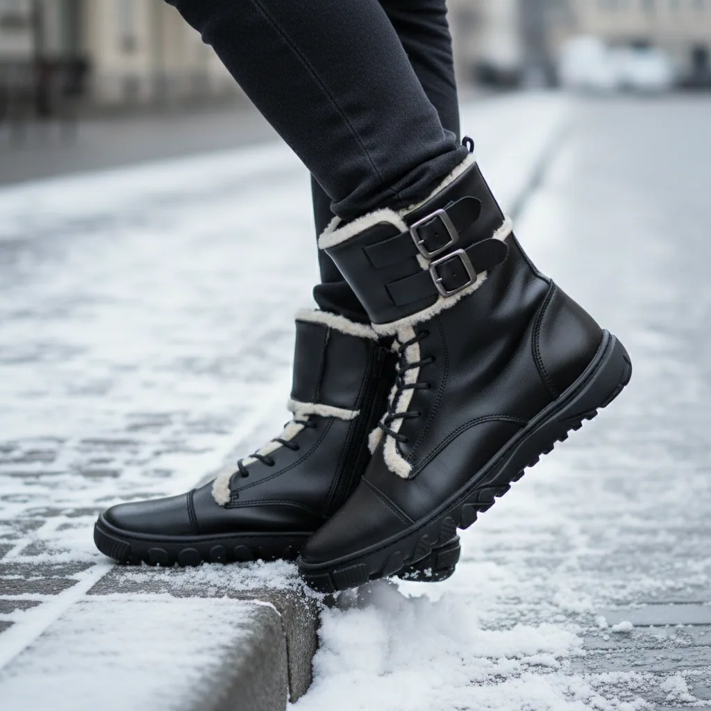 Мужские ботинки ZAQQ QABAL Winter Black (чёрный цвет), фото 8