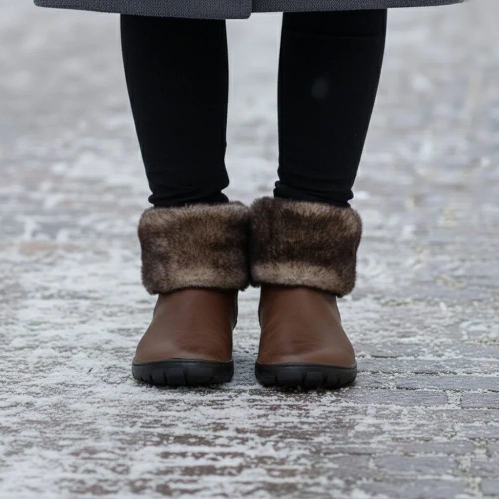 Женские ботинки ZAQQ HUQ Winter Brown (коричневый цвет), фото 10