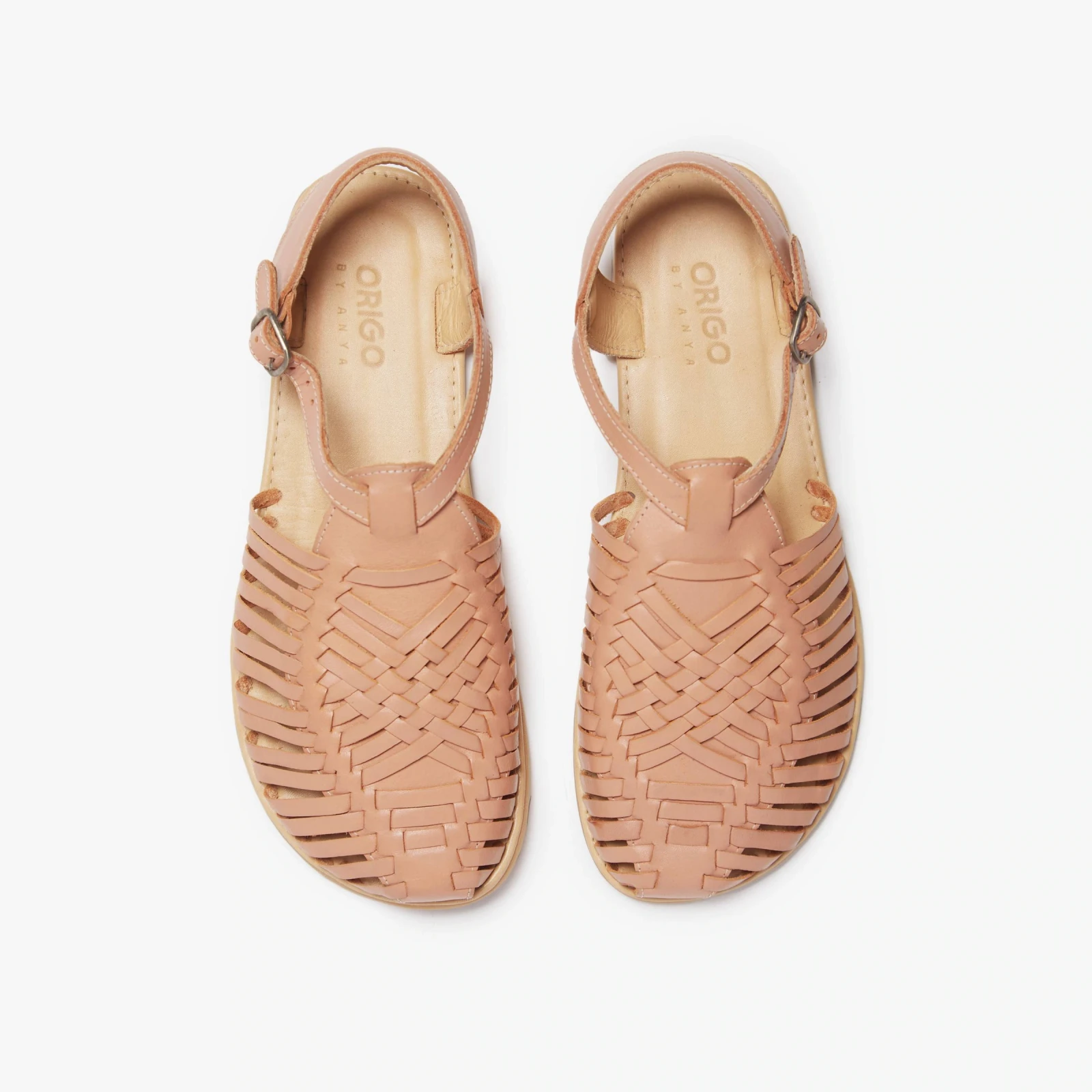 Босоногие сандалии Origo Huarache Sandal Wide by Anya — светло-коричневый, фото 4