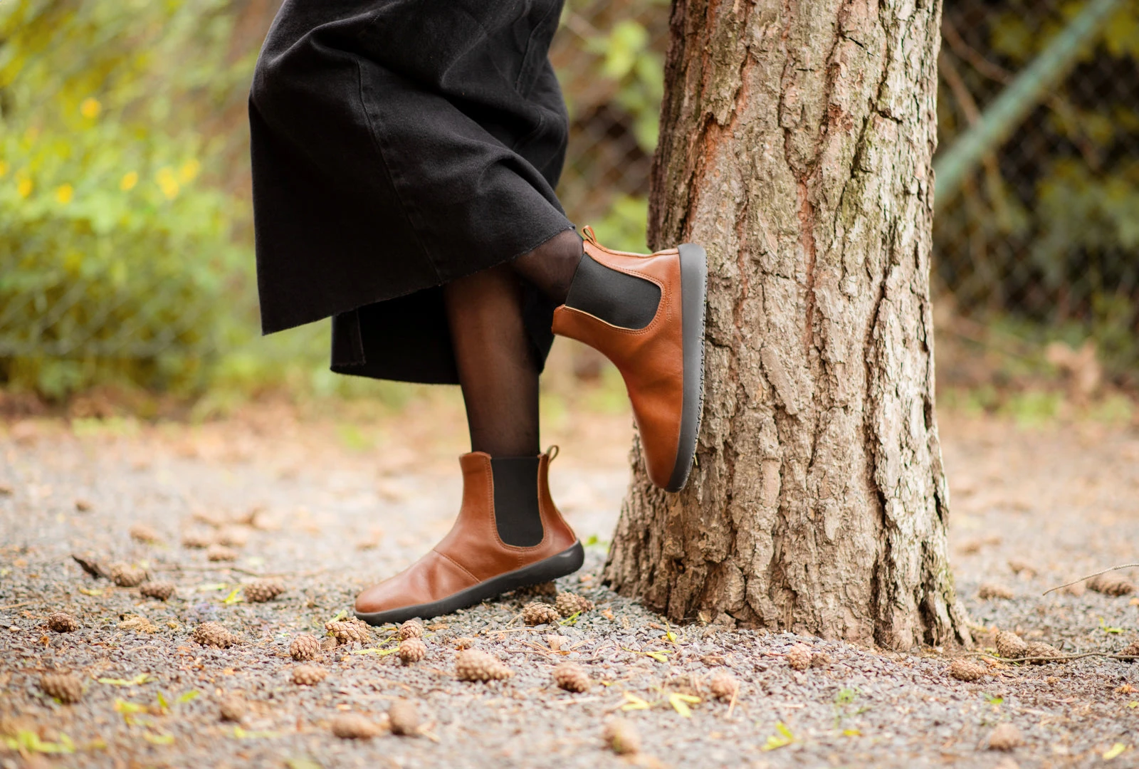 Ботинки Ahinsa Chelsea 2.0 Barefoot — коричневый, фото 12