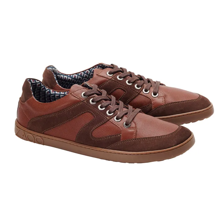 Мужские кроссовки ZAQQ RIQO Brown (коричневый цвет) — фото 1 из 13