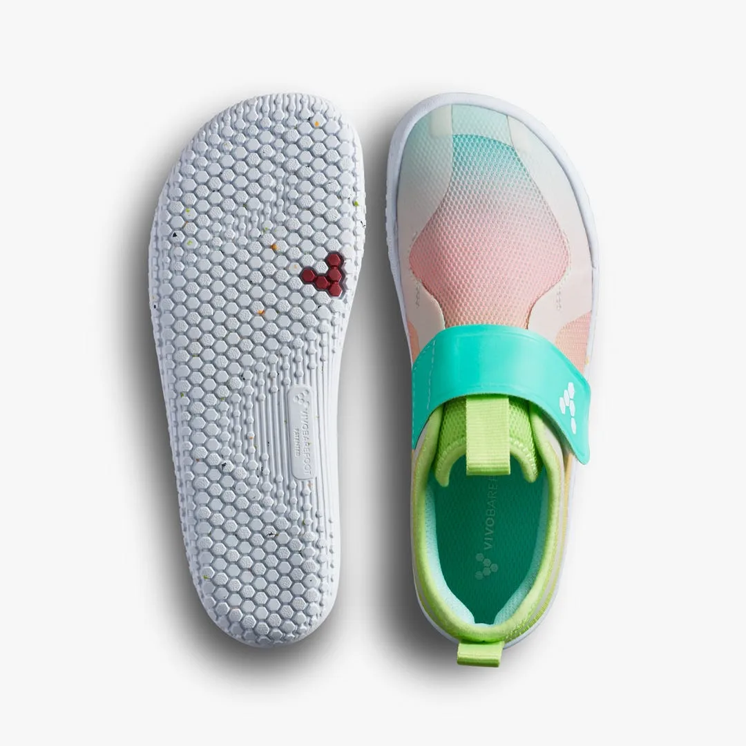 Кроссовки Vivobarefoot Primus Sport IV — детская модель, градиентный, фото 2