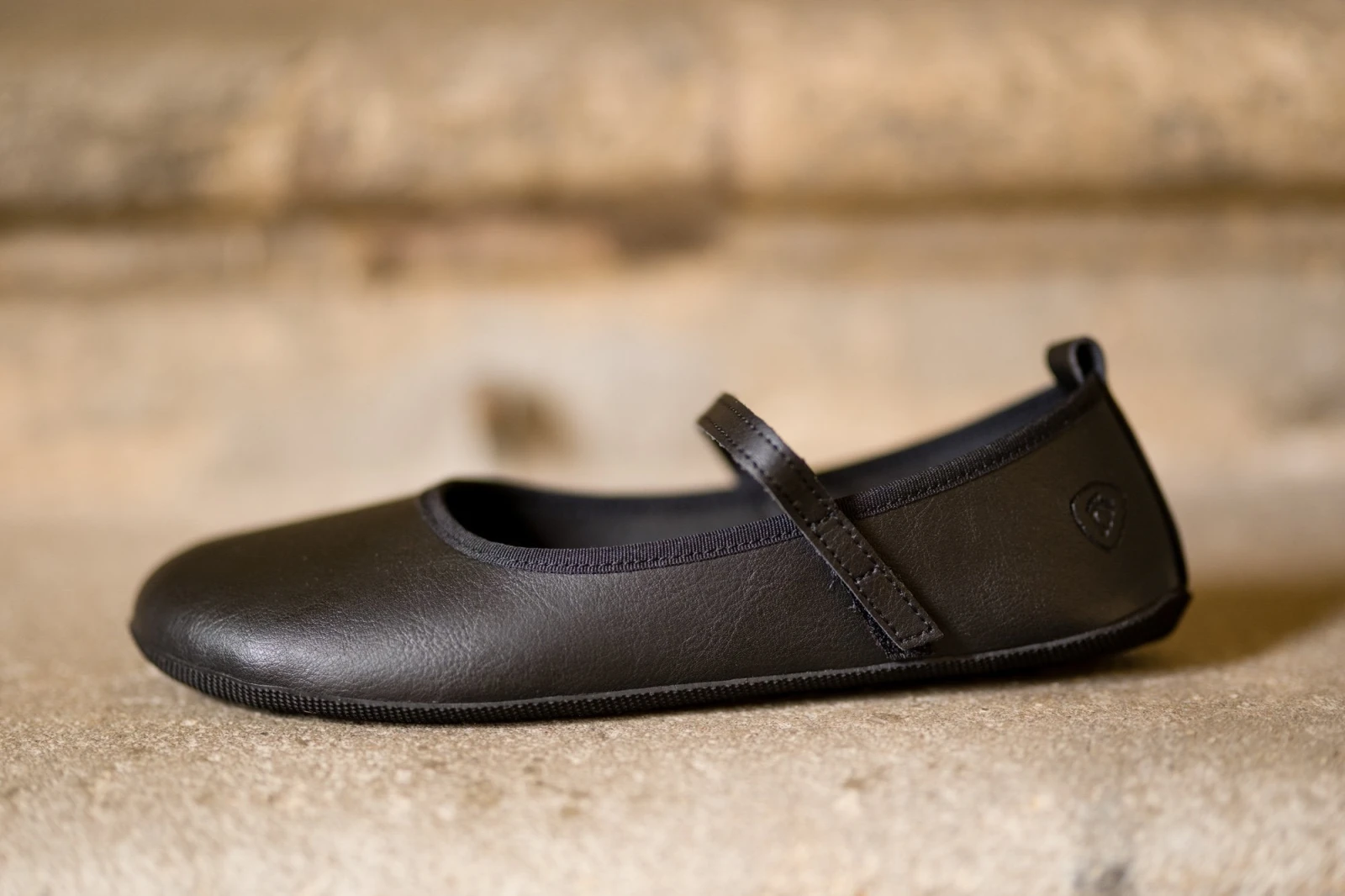 Балетки Ahinsa Ananda Ballet Narrow с ремешком Barefoot — чёрный, фото 10