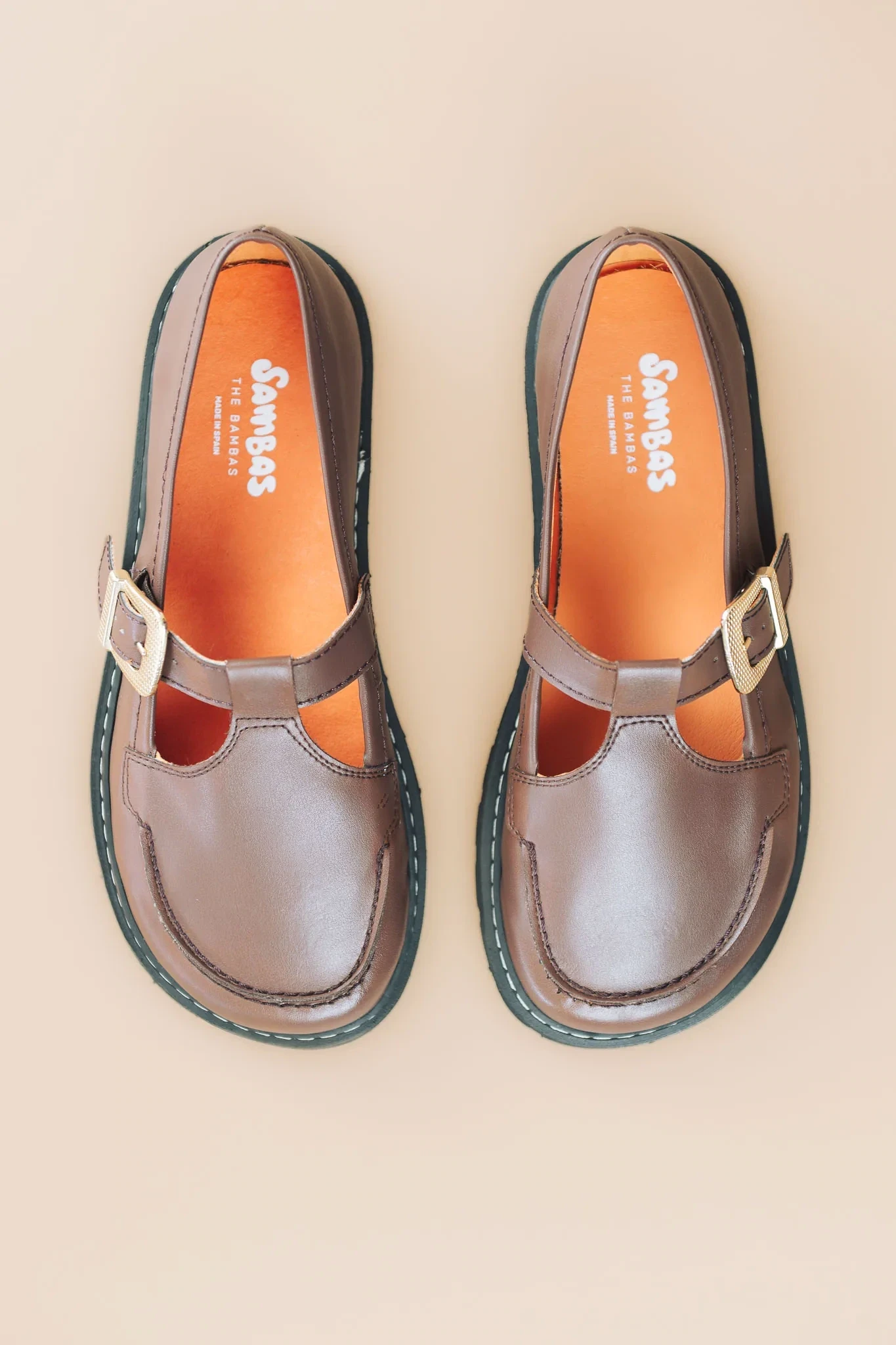 Босоногие туфли Sambas the bambas Gea — какао — фото 1 из 11