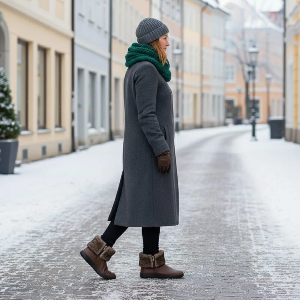 Женские ботинки ZAQQ HUQ Winter Brown (коричневый цвет), фото 11